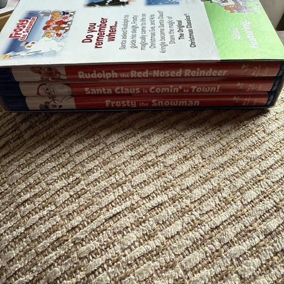 Original Christmas Classics Rudolph, Santa Claus, and Frosty Blu-ray BGUC - Picture 3 of 3